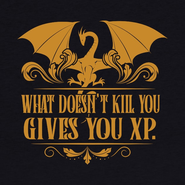 Tabletop RPG Addict XP Dragon Dungeons by Foxxy Merch